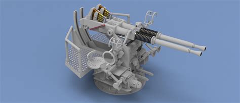 3d file bofors 40 mm cannon 🔫・3d print design to download・cults
