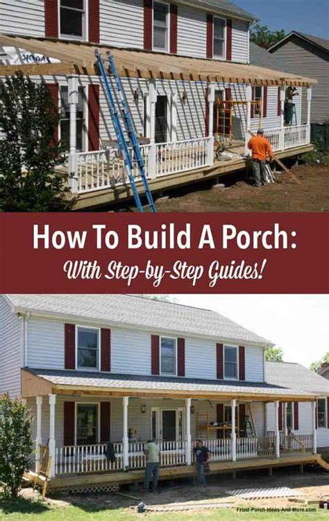 Knowing how to build a porch can save money whether you are hiring a contractor or doing it yourself. How to Build a Porch | Build a Front Porch | Front Porch ...