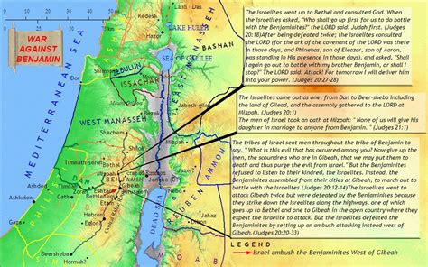 Map Of The Israelites
