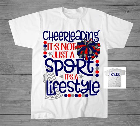 Cheerleading Its Not Just A Sport Its A Lifestyle Cute Cheer Shirts