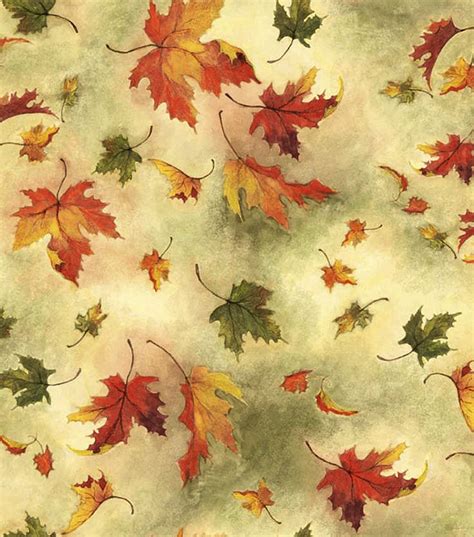 Joann Fabric Fall Leaves Decoupage Art Paisley Art Flower Backgrounds