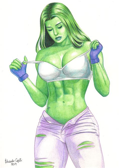 She Hulk By Eduardocopati On Deviantart