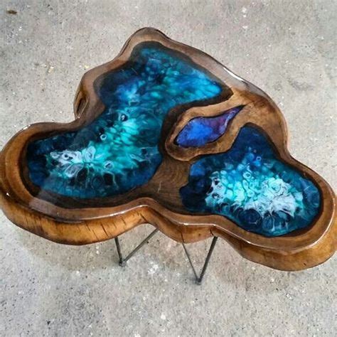 40 Amazing Resin Wood Table Ideas For Your Home Furnitures Resin Furniture Amazing Resin