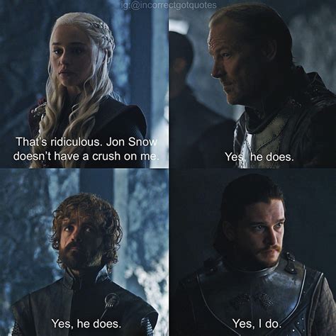 Incorrectgotquotes Game Of Thrones Season 7 Funny Humour Meme Jon Snow