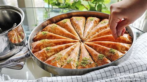 Turkish Pistachio Baklava Recipe Turkish Food Travel
