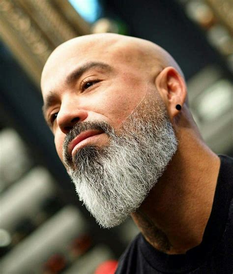 Pin By Code Brandon On Style Bald With Beard Shaved Head With Beard