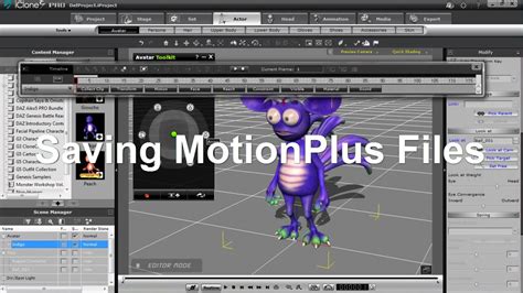 Iclone 5 Tutorial Introduction To Motionplus Youtube