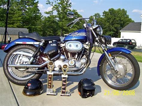 1971 Harley Davidson® Xlch Sportster Super Ch Blue Hammonton New