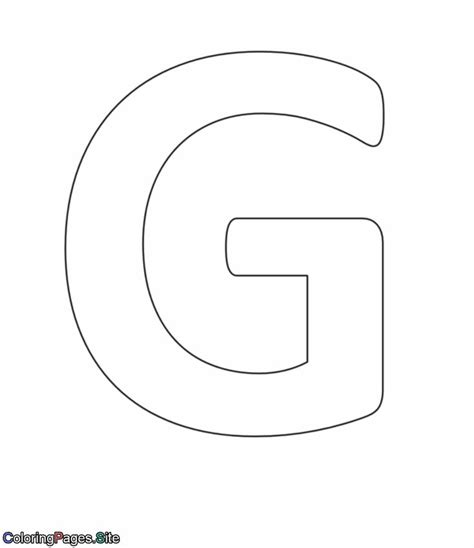 G Letter Coloring Page Alphabet Coloring Pages Coloring Pages