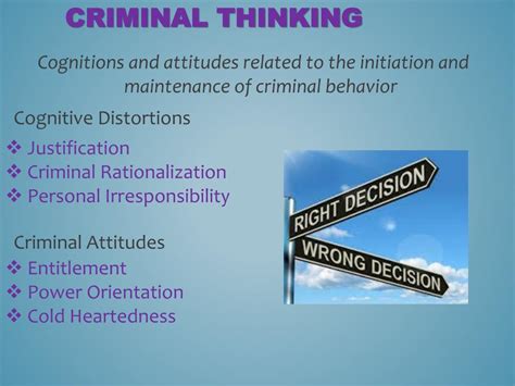 Ppt Criminal Thinking And Waysafe Powerpoint Presentation Free