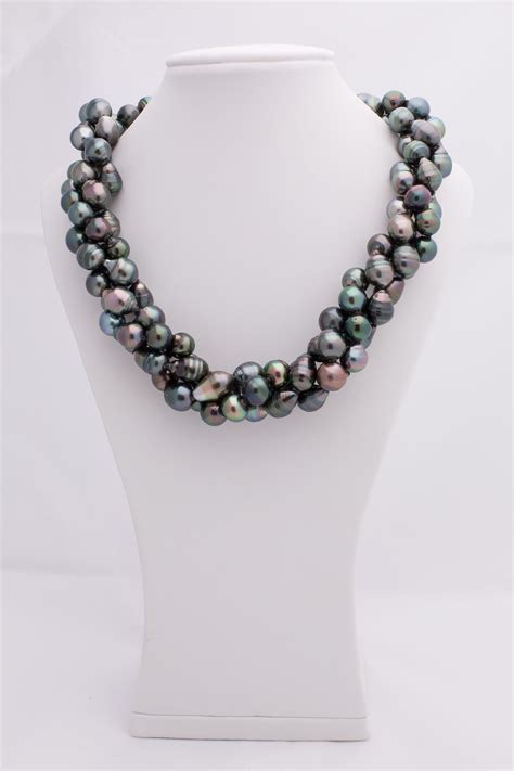 Cook Islands Black Pearls | Black pearl, Beaded necklace, Loose pearls