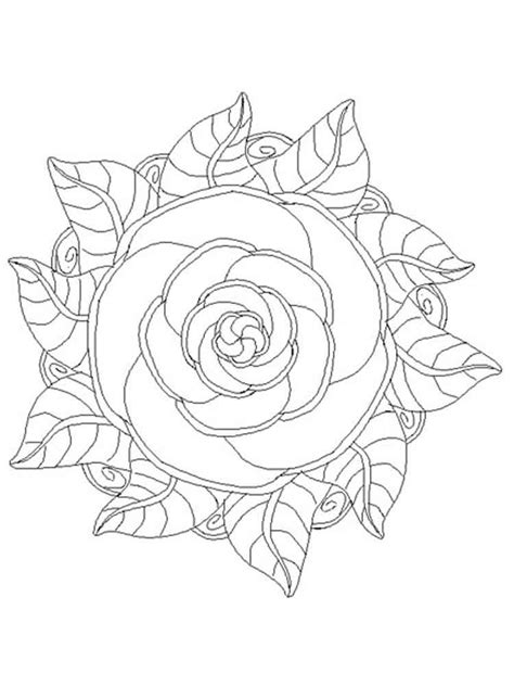Flower mandala coloring pages for adults. Free Printable Flower Mandala