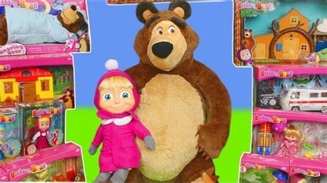 Masha Et Michka Jouets Macha Et Lours Michka Masha And The Bear Toys Youtube Masha And