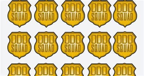 Odd Squad Badge Printable Printable Word Searches