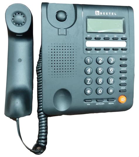 Black Beetel M59 Caller Id Corded Landline Phone For Office At Rs 899