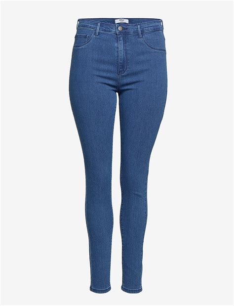 Only Carmakoma Carstorm Push Up Hw Sk Jeans Mbd Dżinsy Skinny Fit
