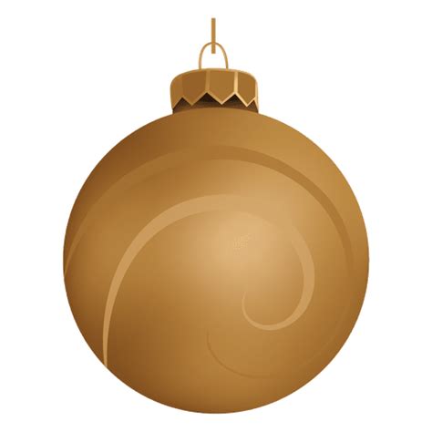Shiny Golden Christmas Bauble Transparent Png And Svg Vector File