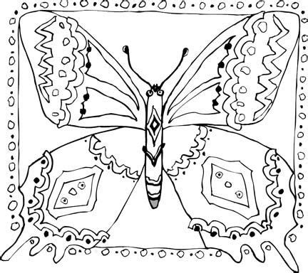 coloring pages birds  butterflies hannah thomas coloring pages