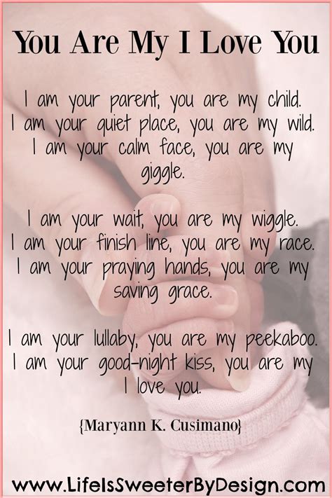 A Beautiful Poem That Describes A Parents Love For Their Child This