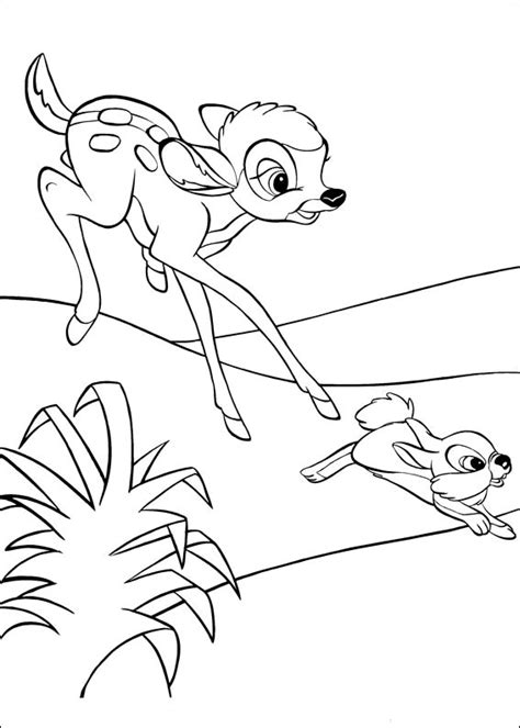 Dibujos Faciles Para Dibujar Colorear Y Pintar Bambi 1