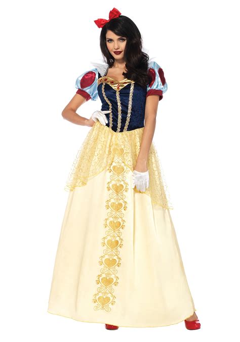 Leg Avenue Womens Deluxe Classic Snow White Princess Halloween Costume