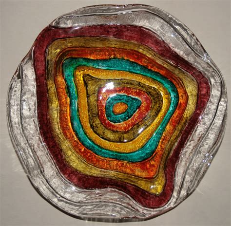 Painted glass: Decorative Plates