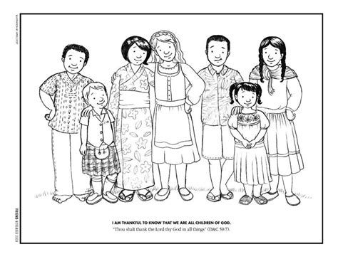 Looking for flower coloring page, download big flower coloring pages in high resolution for free. Family Walking to Church Together | children from around ...