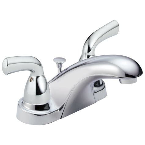 Delta Bathroom Faucet With White Handles Everything Bathroom