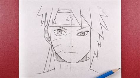 How To Draw Naruto And Minato Half Face The Best Tutorial In 2023