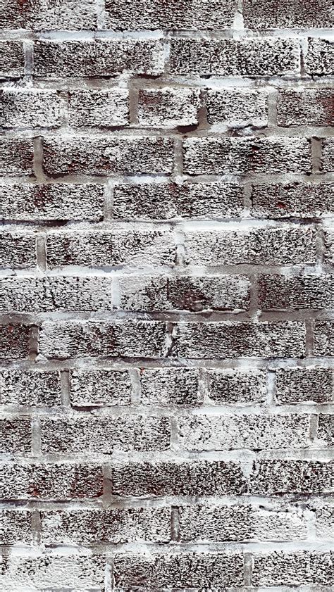 Download Wallpaper 800x1420 Wall Brick Texture White Iphone Se5s5c