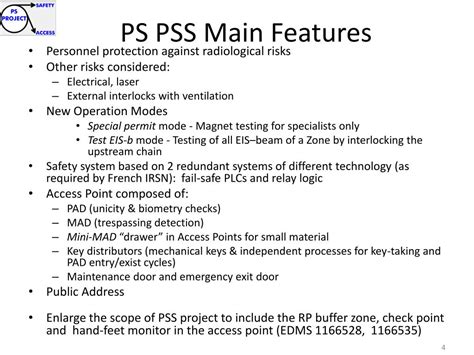 Ppt Installation And Commissioning Of The Ps Personnel Safety System