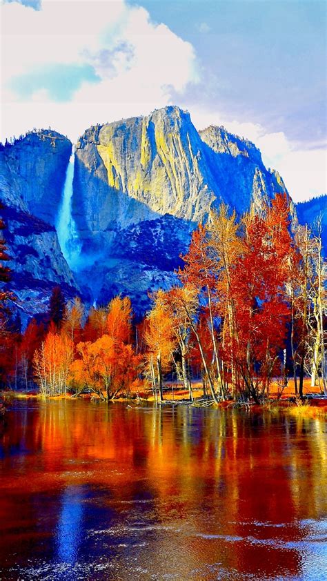 Autumn Lake Iphone Wallpapers Wallpaper Cave