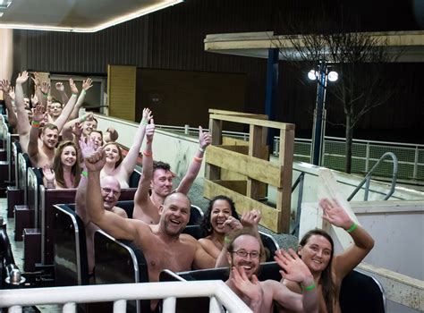 Blackpool Thrill Seekers Set The New World Record For The Most Naked People On A Rollercoaster