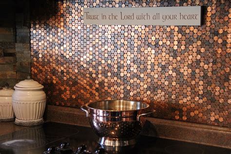 The right kitchen backsplash tile ideas can introduce another design dimension to your space. Kitchen: Penny Stove Backsplash...For the Love of Copper ...