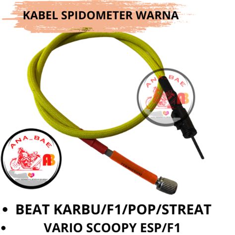 Kabel Speedometer Warna Variasi Kabel Speedometer Gear Box Vario Beat Scoopy Kabel Kilometer