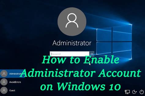 How To Enable Administrator Account Built In On Windows 10 Gambaran