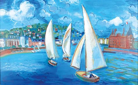 Sailing Boats At Deauville 1933 John Myatt Westover Gallery