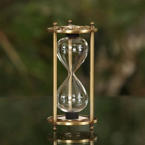 Crystal Brass Hourglass Urn Justhourglasses