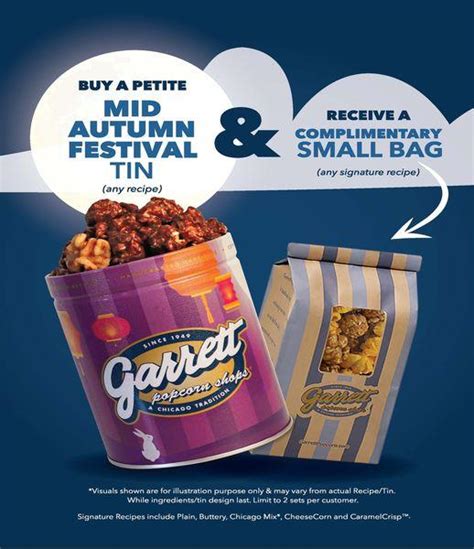 Garrett Popcorn Mid Autumn Festival Tin Promotion