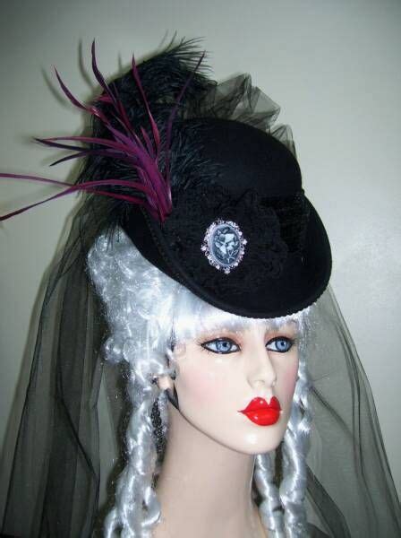 Pin By Shelley White Prevost On Gothic Hats Steampunk Hat Hats