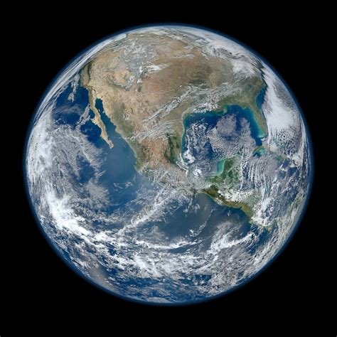 Gambar Kosmos Suasana Ruang Biru Bola Dunia Luar Angkasa Alam