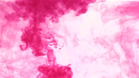 Pink Ink Dissolving Water Stock Footage Video 100 Royalty Free