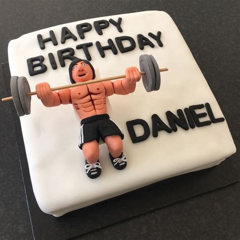 muscle man cake 60th birthday cakes cakes for men gym cake