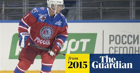 Vladimir Putin Plays Ice Hockey On 63rd Birthday Video World News The Guardian