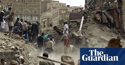 Devastation In Yemen Historic District Of Sanaa Before
