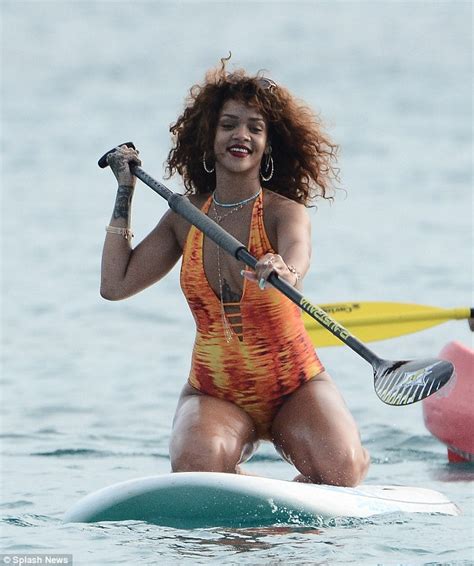 Rihanna Flaunts Curves In Fiery Bikini Daily Guidance