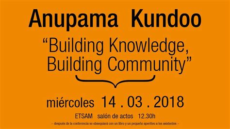 Anupama Kundoo Building Knowledge Building Community Youtube