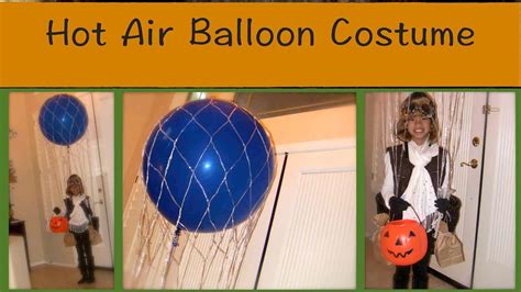 How I Made A Hot Air Balloon Costume With A Real Balloon Home Made