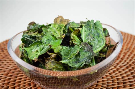 Maple Coconut Collard Green Crisps