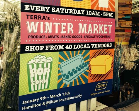 Terra Winter Market Open In Hamilton And Milton Look Local